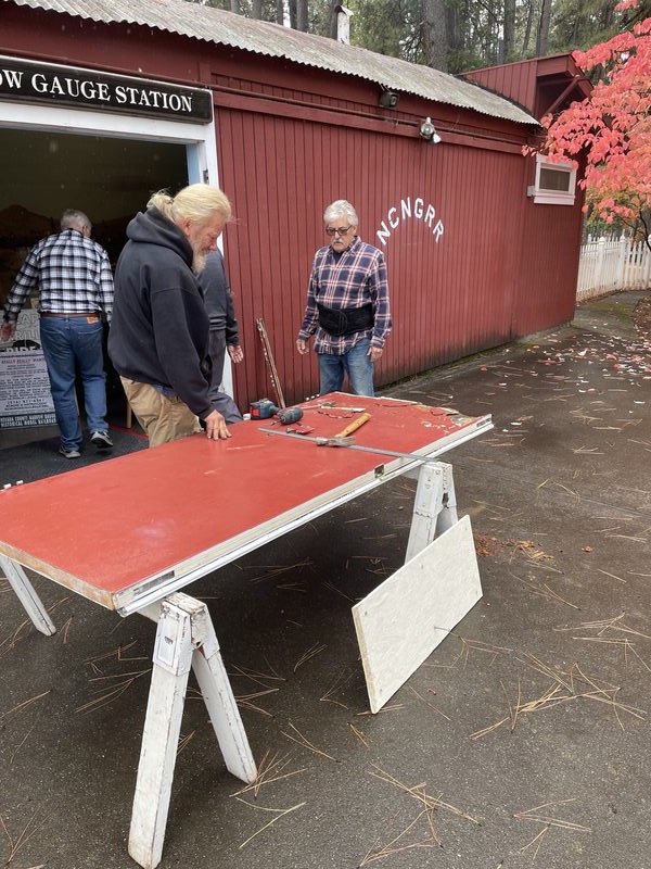 N.C.N.G. building exterior at the Nevada County Fairgrounds